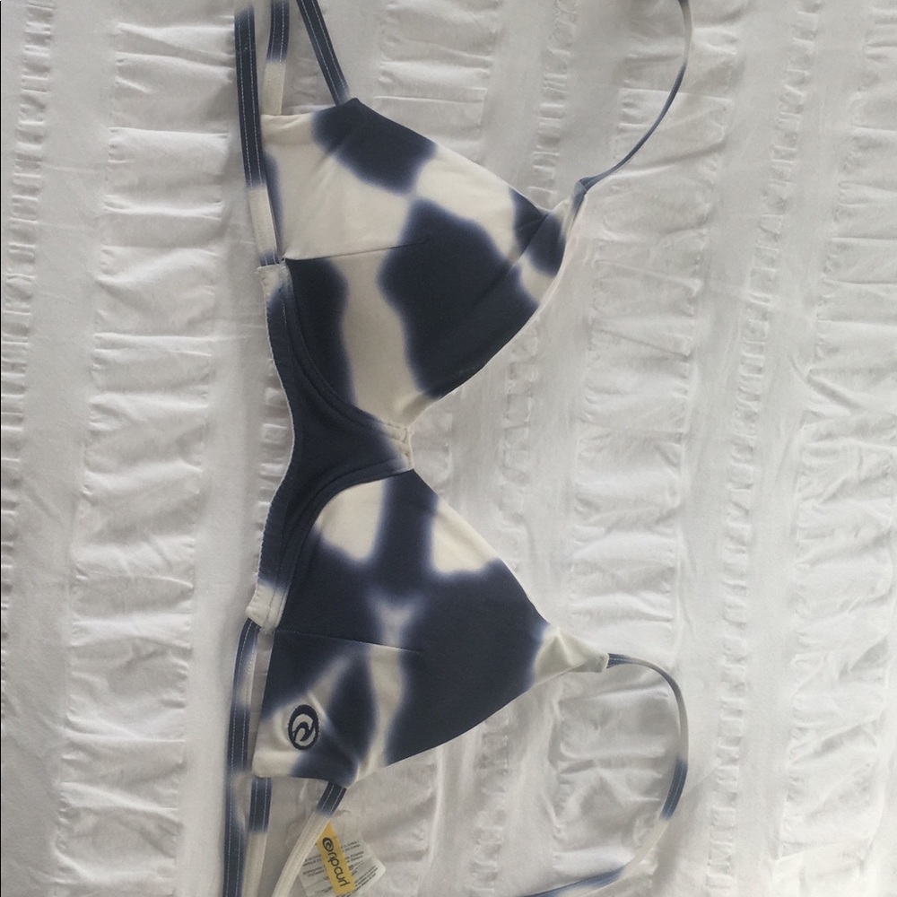 Blue and white rip curl swimsuit